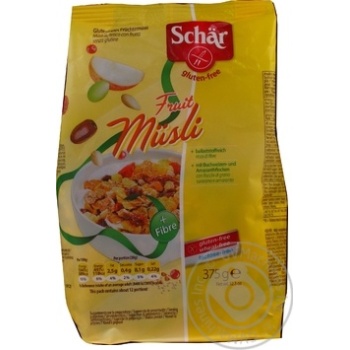 Мюсли Dr.Schar фруктовые без глютена 375г купить, цены на МегаМаркет - фото 1
