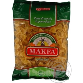Pasta farfalle Makfa 2.5% 400g - buy, prices for MegaMarket - photo 2