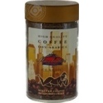 Natural instant sublimated coffee Manhattan Classic 100% Arabica 100g