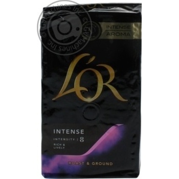Кофе L'or Intense молотый 250г купить, цены на МегаМаркет - фото 5