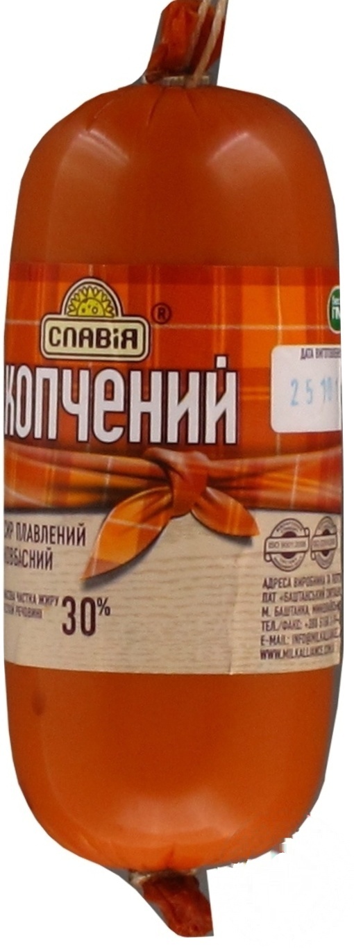 

Сыр плавленый колбасный Славия Копченый 30% 220г