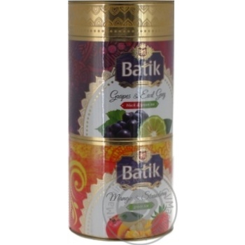 Batik Green Tea mango and strawberry 45g + grape and bergamot 45g set in tubes - buy, prices for MegaMarket - photo 4