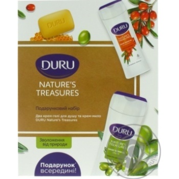 Набір подарунковий Duru Natures Treasures Гель + мило купити, ціни на МегаМаркет - фото 1