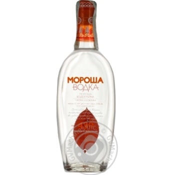 Vodka Morosha 40% 500ml glass bottle - buy, prices for MegaMarket - photo 1