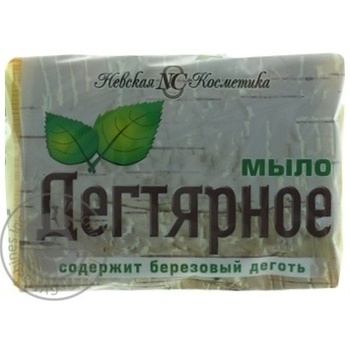 Мило Невська Косметика 4х100 г Дігтярне купить, цены на МегаМаркет - фото 1