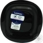 Тарелка Luminarc десертная черная 19см