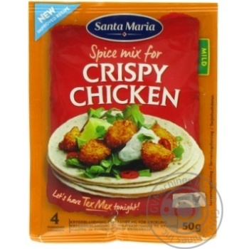 Spices Santa maria Coating 50g Norway - buy, prices for MegaMarket - photo 1