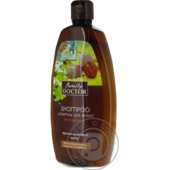 Shampoo Family doctor Against hair loss for hair 500ml - buy, prices for MegaMarket - photo 1