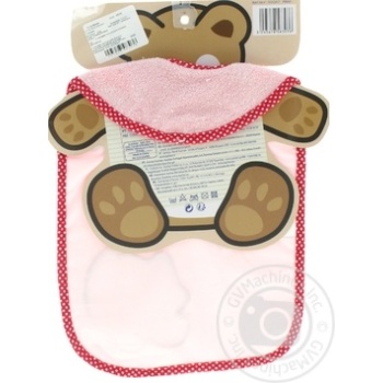 Auchan Terry Baby Bib 19*43cm - buy, prices for Auchan - photo 4