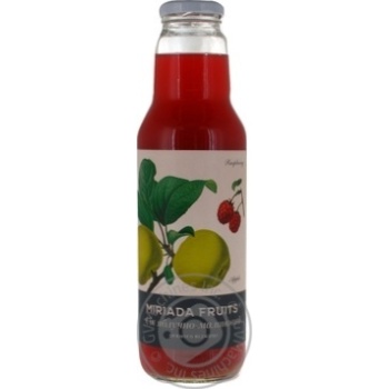 Miriada fruits apple-raspberry juice 750ml - buy, prices for Tavria V - photo 2