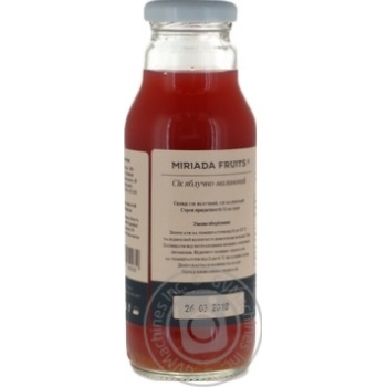 Juice Myriad frutts raspberry 300ml glass bottle - buy, prices for MegaMarket - photo 5