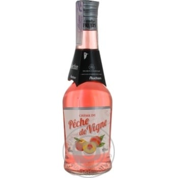 Лікер Creme De Peche De Vige 15% 0.5л - купити, ціни на Auchan - фото 1