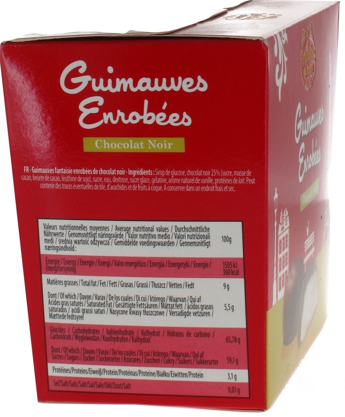 

Конфеты Chocmod Truffettes de France Маршмеллоу в черном шоколаде 200г