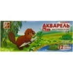 Акварель Луч Зоо міні 12 кольорів картон. Коробка 42 шт/уп 19С12