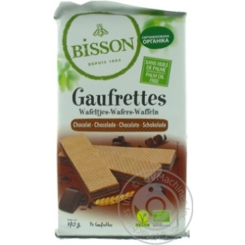 Waffles Bisson with chocolate 190g - buy, prices for MegaMarket - photo 1