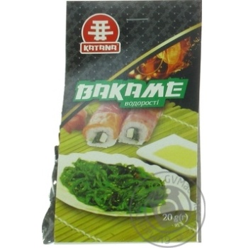 Водоросли Вакаме Katana 20г купить, цены на МегаМаркет - фото 3