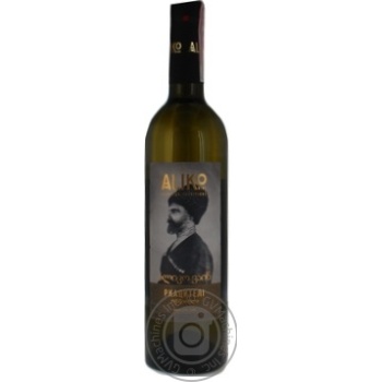 Wine rkaciteli Aliko white dry 12% 750ml - buy, prices for MegaMarket - photo 1