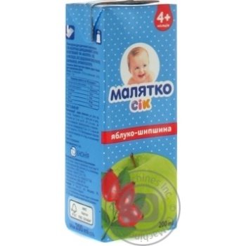 Juice Malyatko rose hip for children 200ml - buy, prices for MegaMarket - photo 1