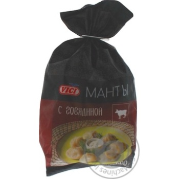 Манты Vici с говядиной замороженные 600г купить, цены на МегаМаркет - фото 1