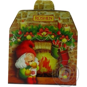 Набор подарочный №12 Roshen Новогодний камин 640г купить, цены на МегаМаркет - фото 1