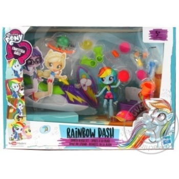 Ігровий набір  Equestria Girls Міні-ляльки Піжамна вечірка арт. купить, цены на МегаМаркет - фото 1