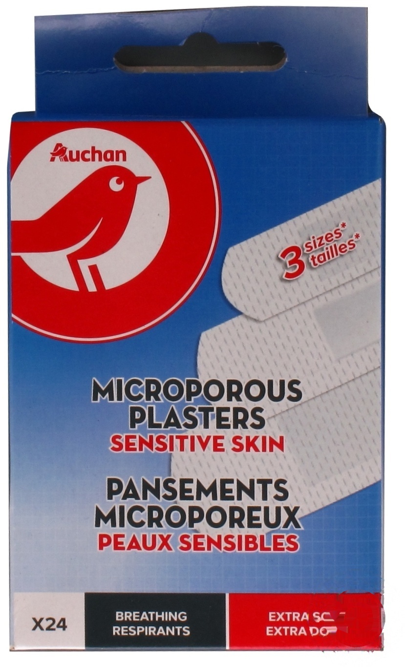 

Пластырь Auchan 24шт