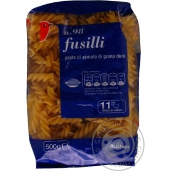 Auchan Spiral Pasta 500g - buy, prices for Auchan - photo 2