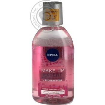Вода міцеллярна Nivea Make-up Expert + Вода троянди 400мл купити, ціни на МегаМаркет - фото 1