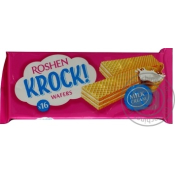 Roshen with milk waffles 142g - buy, prices for MegaMarket - photo 1