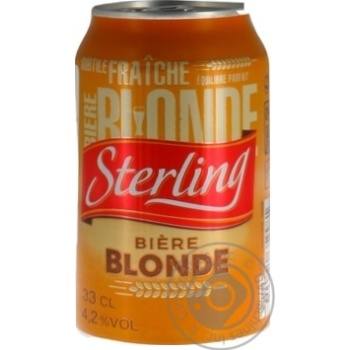 Sterling light beer 4.2% can 330ml - buy, prices for - photo 3