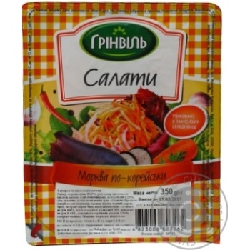 Салаты Гринвиль морковь по-корейски 350г купить, цены на МегаМаркет - фото 3