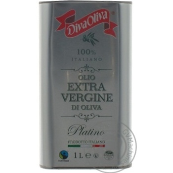 Масло оливковое Diva Oliva Extra Vergine 1л купить, цены на МегаМаркет - фото 1