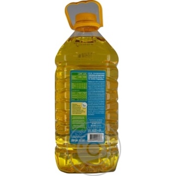 Oleina Traditional Refined Sunflower Oil 5l - buy, prices for MegaMarket - photo 2