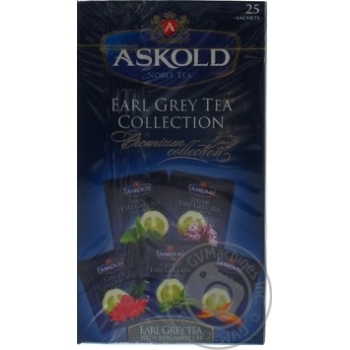 Чай Askold Earl Grey Assorti 25*2г купити, ціни на МегаМаркет - фото 2