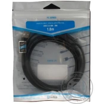 Piko USB2.0 AM-BM Cable 1.8m - buy, prices for Auchan - photo 3