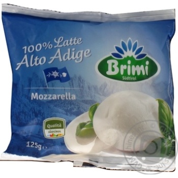 Сир Brimi Моцарелла 45% 125г купити, ціни на МегаМаркет - фото 1