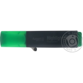 Маркер Axent Highlighter D2501 1-5мм зелений х12 купити, ціни на МегаМаркет - фото 1