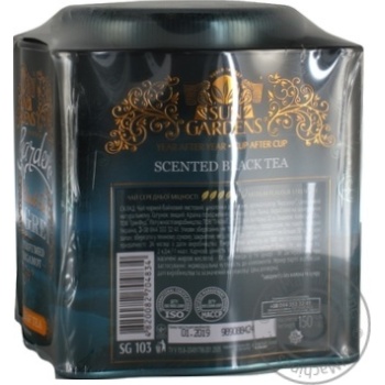 Tea Sun gardens Earl grey with oil of bergamot black 150g - buy, prices for MegaMarket - photo 4