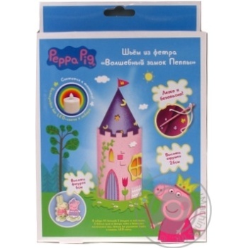 Шиємо з фетру ЧАРІВНИЙ ЗАМОК ПЕППИ Peppa Pig купить, цены на МегаМаркет - фото 4