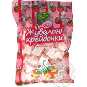 Lisova Kazka Kreydochky Wild Strawberry Chewing Marshmallow - buy, prices for MegaMarket - photo 1