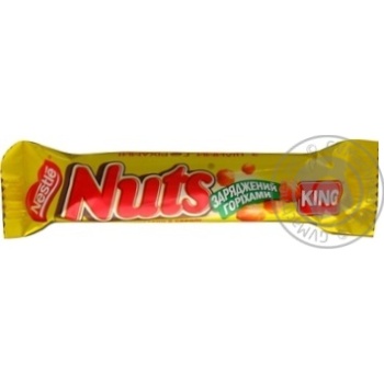 Батончик NUTS® King шоколадный 60г - купить, цены на - фото 3