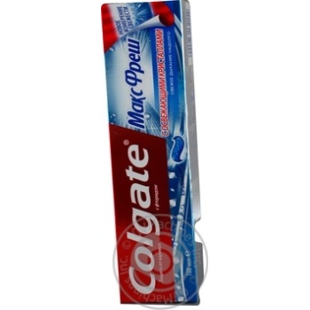 Зубна паста Colgate МаксФреш з освіжаючими кристалами 100мл купити, ціни на МегаМаркет - фото 6