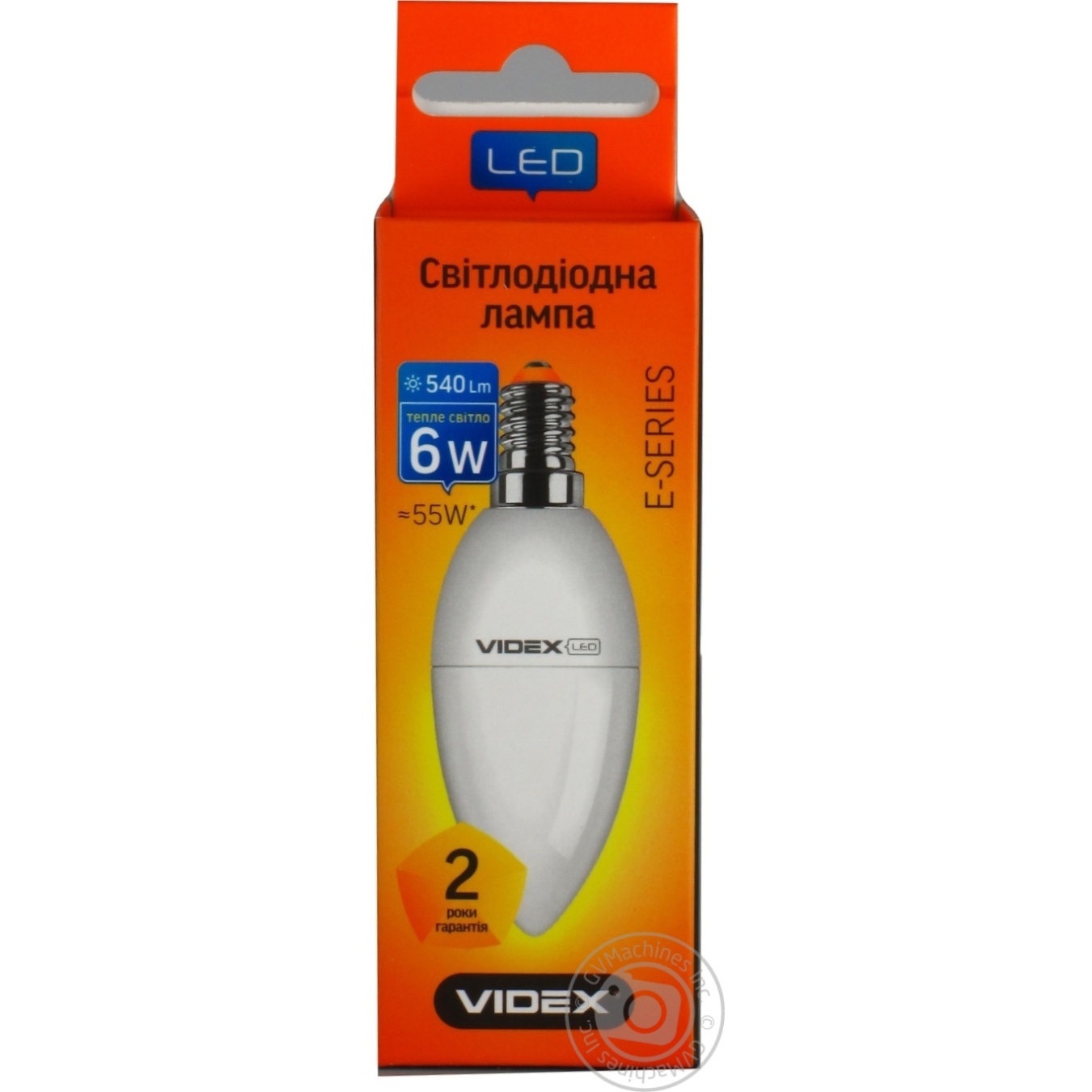

Лампа Videx LED C37e 7W E14 3000K 220V