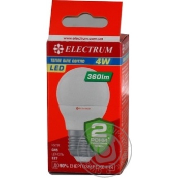 Bulb Electrum e27 4w - buy, prices for MegaMarket - photo 7
