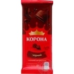 Шоколад Корона черный без добавок 85г
