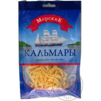Кальмари Морські сушені солоні 36г купити, ціни на МегаМаркет - фото 3