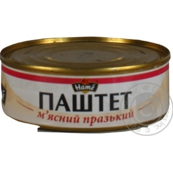 Pate Hame Prague meat 240g can - buy, prices for NOVUS - photo 1