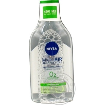 Cleansing water Nivea for oil skin 400ml - buy, prices for MegaMarket - photo 1