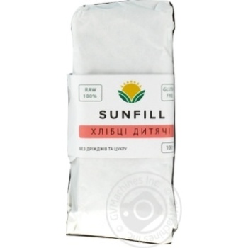 Хлібці Sunfill 100 г Дитячі б/глютену купить, цены на МегаМаркет - фото 5