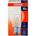Лампа Osram А розжарювання 40W CL 40 E27 x6